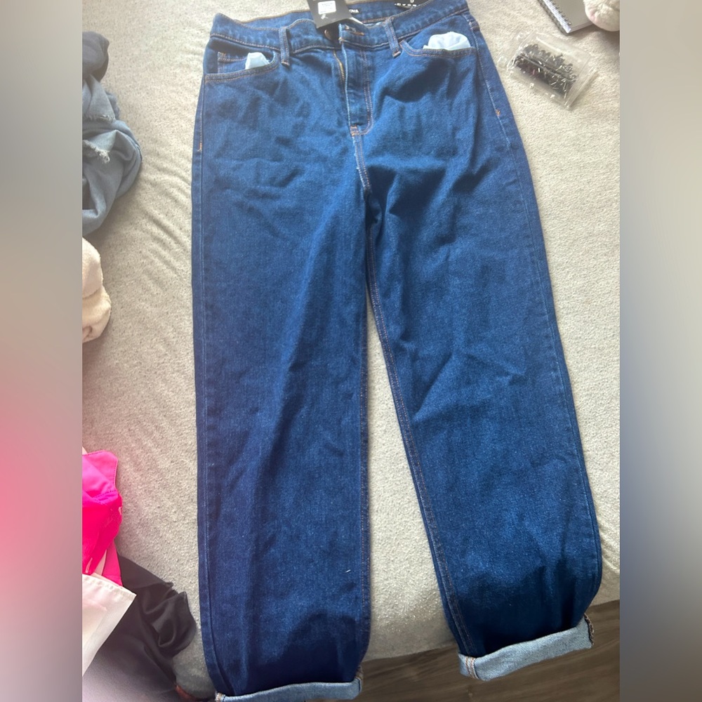 Brand new size 9 medium blue mom jeans